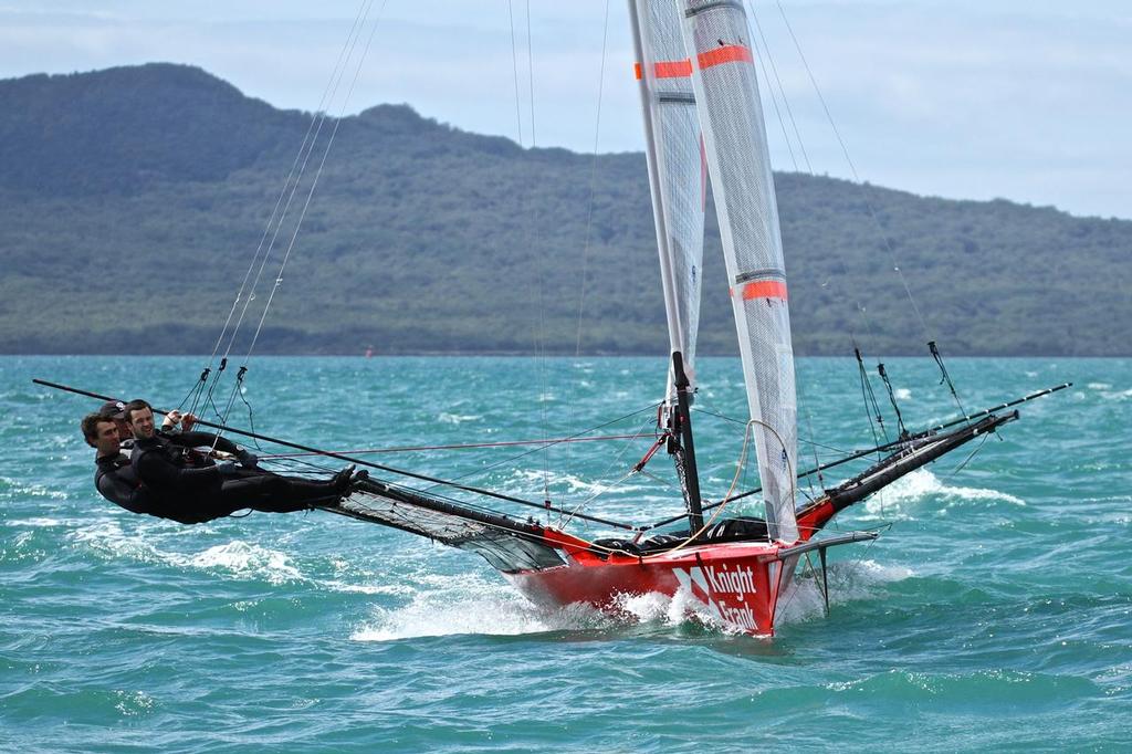 Knight Frank - 18fter - Waitemata Harbour, October 6, 2014 © Richard Gladwell www.photosport.co.nz